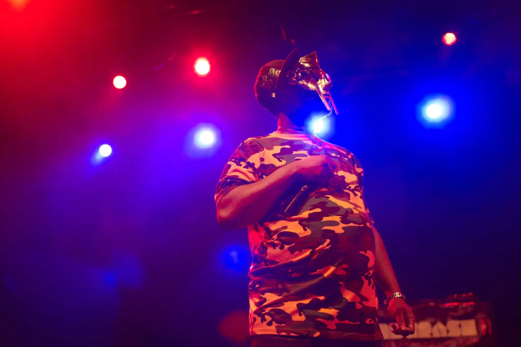 MF DOOM performing at HMV Forum, London